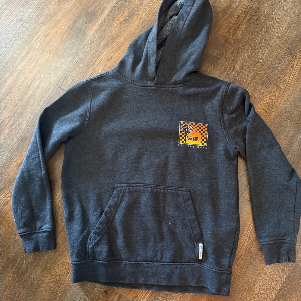 Vans Gray Hoodie with Logo